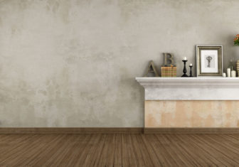 29233040 - empty vintage room with shelf in masonry - rendering